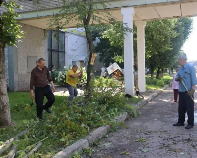 Субботник в Могилеве